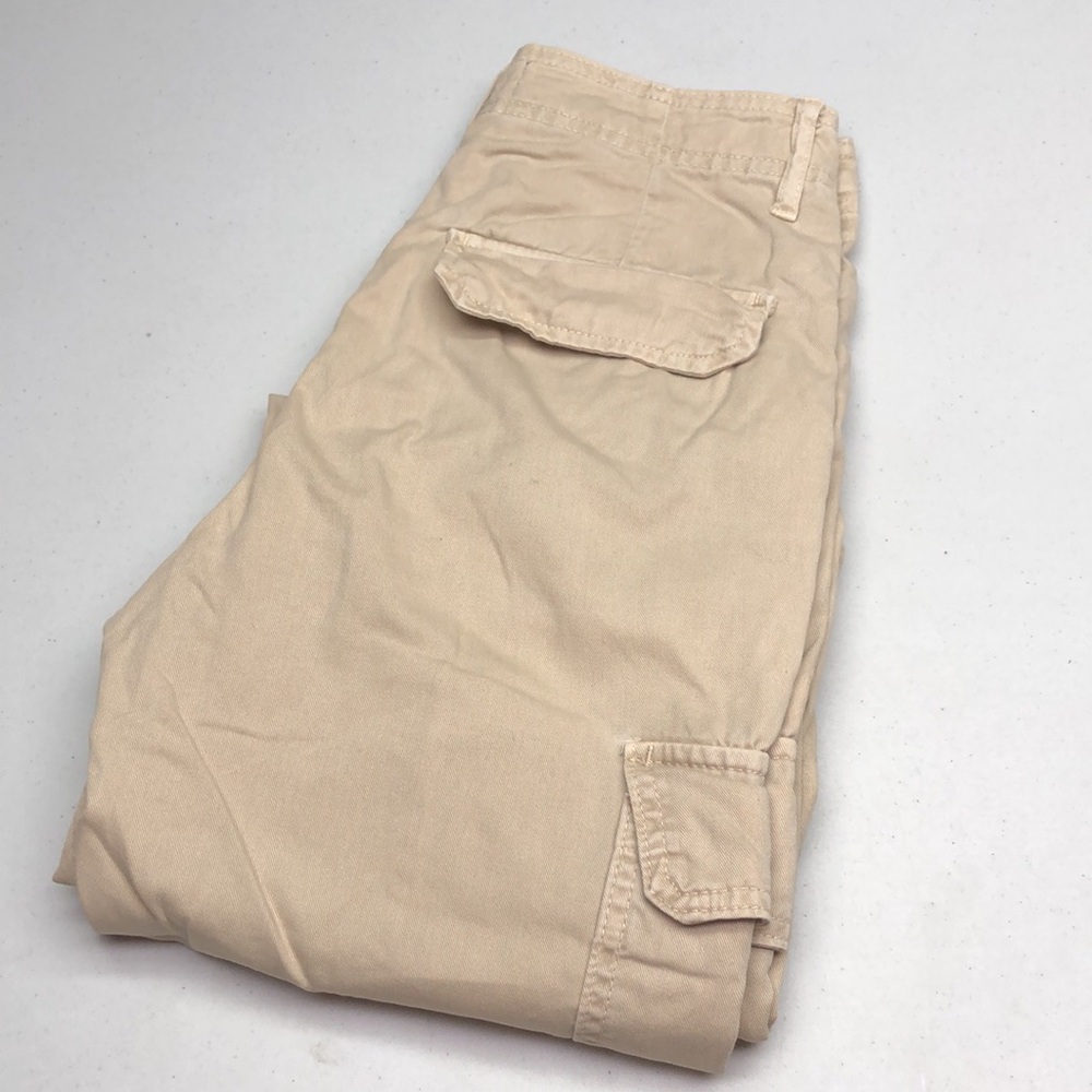 ZARA CLASSIC TAN CARGO PANTS 0/25x30 ⭐️
